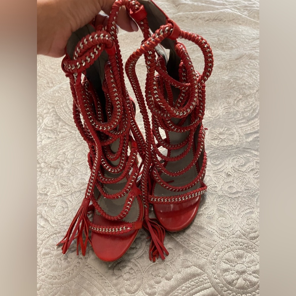 IMENA II RUBY CALF SANDALS